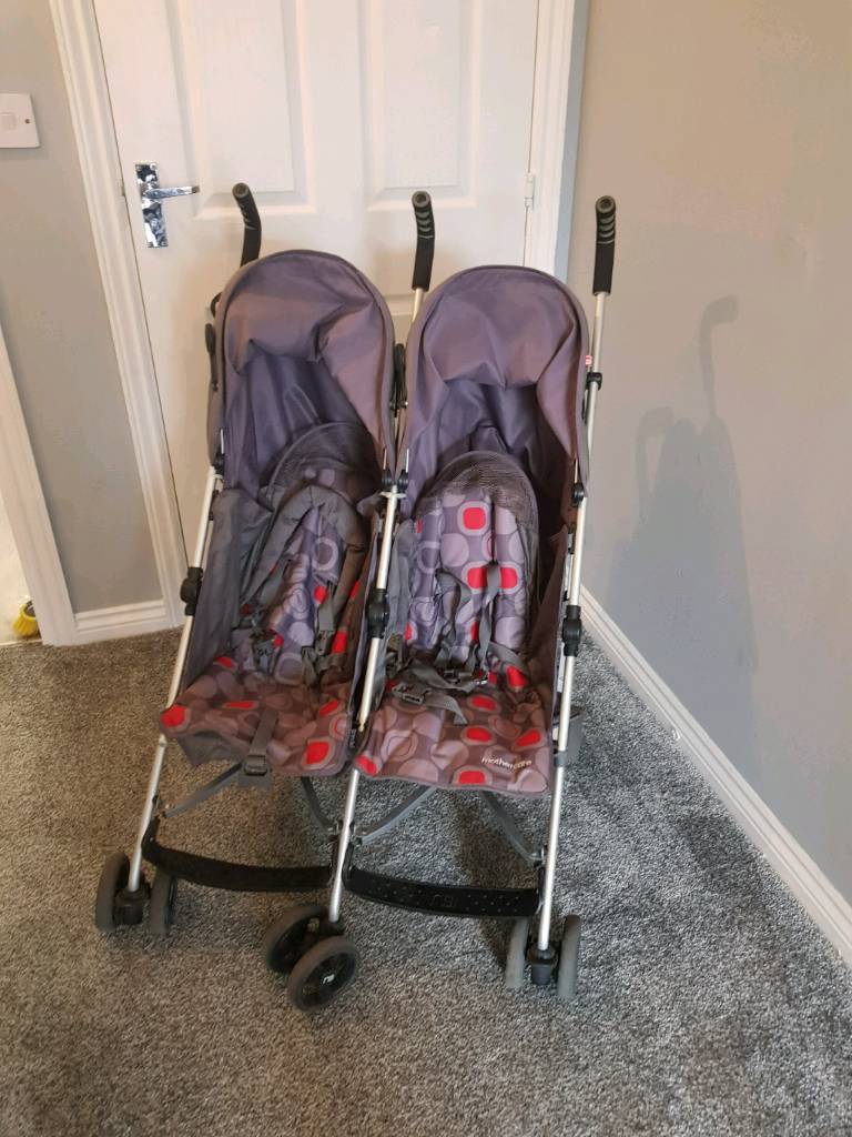 mothercare double stroller